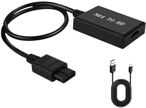 AXFEE N64 auf HDMI Konverter - N64, SNES, Game Cube & mehr - HDMI 1080P Video Audio Wandler
