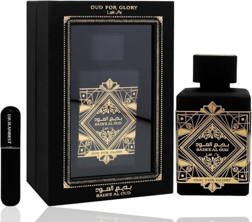 Perfume Badee Al Oud Oud For Glory 100 ml(ORIGINAL) Unisex+ REGALO Atomizador 5ML DRIKANBEST Recargable