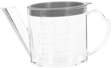 Cabilock Bidón de Aceite Filtro para Cocina Recipiente para Aceite de Cocina Transparente para Cocinar Alimentario