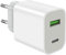 Chargeurs Rapides USB C, Adaptateur Chargeur USB C 2 Ports 20W pour iPhone 16 15 14 13 12 11 Pro Max SE XS XR 8 Plus SE, iPad, Samsung Galaxy