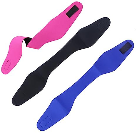 BESPORTBLE 3pcs Unisex Ear-Protecting Strap Hair Protector Swimming Headband for Boys and Girls Adult Bathing Watersport