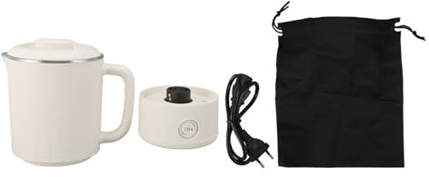 Hervidor eléctrico de viaje 600W 600ml 304 Calentador de agua caliente de acero inoxidable Calentador de agua caliente para café para té Café