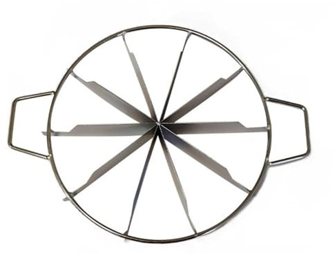 Herramienta para hornear, cortador de pizza de acero inoxidable, cortador de pizza, herramienta de cocina, divisor de panqueques (10 piezas)