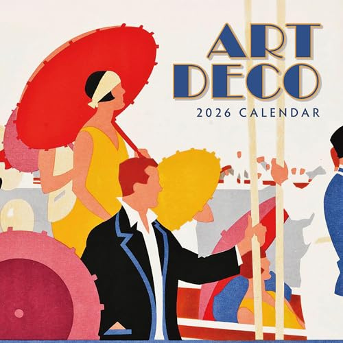 Art Deco - 2026 Square Wall Calendar - by Red Robin Publishing