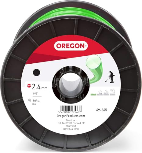 Oregon 69-365 Fil de débroussailleuse Rond 0,241 cm x 220,9 m, Bobine de 1,4 kg