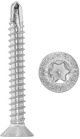 D´s Items | Bohrschrauben mit Senkkopf u. Innensechsrund-Antrieb für Weichmetalle (z.B. Aluminium) - 3,9x25 - DIN 7504 (Form O) - Edelstahl A2 - [500 Stück] - | V2A Schnellbauschrauben