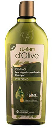 Dalan d’Olive feuchtigkeitsspendendes Duschgel - Pflegend mit Olivenöl - 6er Pack (6 x 400ml)