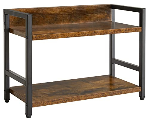 IBUYKE Especiero de 2 Niveles,Organizador Especias Cocina,Marrón TLJ002H