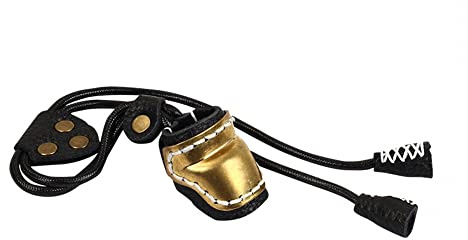 DONGKER Bågskytte, tumring, bågskytte, fingerflikar, PU-läder, tumskyddsring för traditionell bågskytte