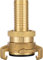 Poppstar Messing Saug- und Hochdruckkupplung (Kupplung 3/4 Zoll Schlauchtülle) mit Dichtung und Kontermutter, für 19mm Schlauch-Innendurchmesser