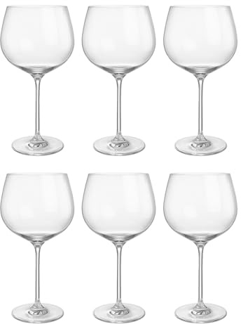 BUTLERS 6er Set Cocktailgläser, Gin Glas 780ml -GIN LOVERS- ideal als Sektschalen, Margarita Gläser, Martinigläser