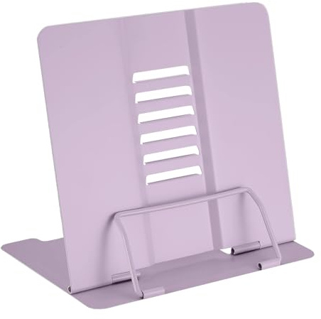 Buchständer Metall - Buchhalter Leseständer Verstellbar, Multifunktionales Bücherständer, Buchständer Kinder, Halten von Redeentwürfen, Lehrbüchern, iPads, Rezepten,für Büro,Schule,Bibliothek,Hause