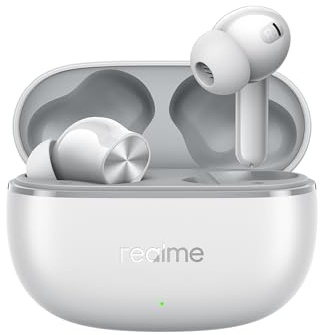 realme Buds T200 Lite Bluetooth in Ear Earbuds,4 Mic, AI ENC for Calls,48 Hours Total Playback with Fast Charging and Ultra Low Latency Gaming TWS, Google Fast Pair, with mic - (Gray)
