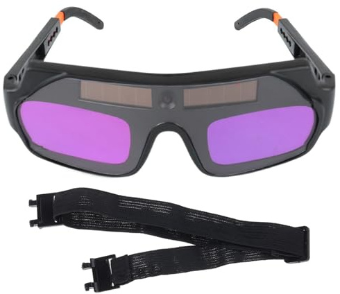 SELVFZ Welding Glasses Solar Welding Goggles Auto Darken Welder Glasses Replacement Work Environment Accessories Solar Auto Darken Welding Glasses