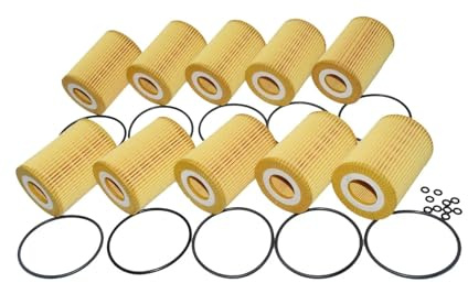 Ölfilterschlüssel Ölfilter & Ölfiltergehäusedichtung OX380D für Mercedes Sprinter W164 W251 GL350 ML350 2007-16 Einbau(10 pcs)
