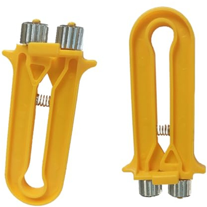 IWOWHERO 2 Pcs Beehive Frame Wire Tensioner Beekeeping Tool Wire Crimper with Handle Tightening Comfortable Grip Portable