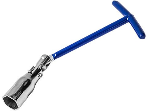 Inox Trade Zündkerzenschlüssel 21mm Zündkerzen Steckschlüssel PKW Motorrad Nuss T-Griff