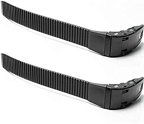 POFET 2pcs Replacements Inline Roller Skating Shoes Energy Strap With Buckle Screws Nuts Accessory Part, Universal Easy Install Safety Replacement Skates Strap Set(1#)