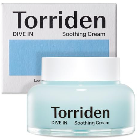 Torriden DIVE IN Hyaluronsäure Beruhigungscreme 100ml (3,38 fl.oz.) | Revitalisierende Gesichtspflege für sensible und trockene Haut | Mit Hyaluronsäure, Panthenol und Allantoin