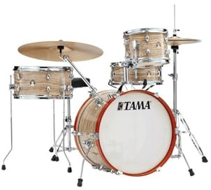 Tama Club-JAM LJK48S 4-piece Shell Pack with Snare Drum - Cream Marble Wrap