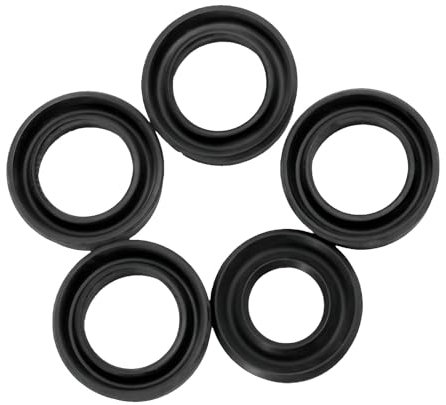MACHSWON O-Ringe aus Nitrilkautschuk, 15 mm Außendurchmesser, 10 mm Innendurchmesser, 2,5 mm Breite, metrische Dichtungsringe, O-Ring-Dichtung, O-Ringe, Dichtungsösen, Schwarz, 50 Stück