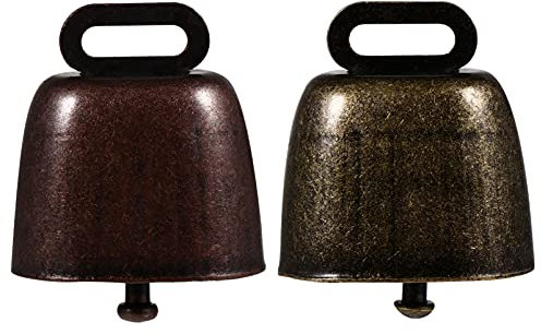 POPETPOP 4stücke Kuh Und Schafglocken Pack Kreative Metallglocken Für Haustiere Anti-verlust Hängedekoration Für Rinder Schafe Und Pferde Robuste Und Langlebige Tierglocken Für