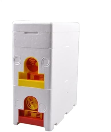 Bee Hive Beekeeping King Box Multi-Functional Queen Bee Hive Plastic Foam Material Double Box Queen Rearing Beehive Beekeeping T - (Color: White)