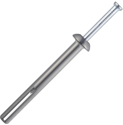 Wensilon 1/4x2-1/2Hammer Drive Nail in Anchor (100 per Box) Cement hammering Anchors