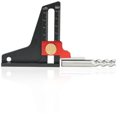 Sonew Height Gauge Depth Gauge, Height Gauge for Router and Table Saw Accessories, High Precision Measuring Tool