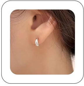 Cybche Vintage Small Teardrop Earrings Vintage Water drop Studs Earrings Gold Teardrop Hoop Earrings Minimalist Tiny Droplet Earrings Jewelry for Women and Girls