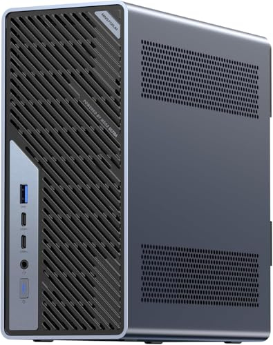 MINIS FORUM MS-02 Ultra Mini PC, processeur Intel Core Ultra 9 285HX (24C/24T, jusqu'à 5,5 GHz), Intel Graphics, 32GB DDR5/1TB SSD, HDMI/USB4/2 x USB4 V2, 2x25G SFP+, 10G RJ45, 2.5G RJ45, PCIe 5.0 x16