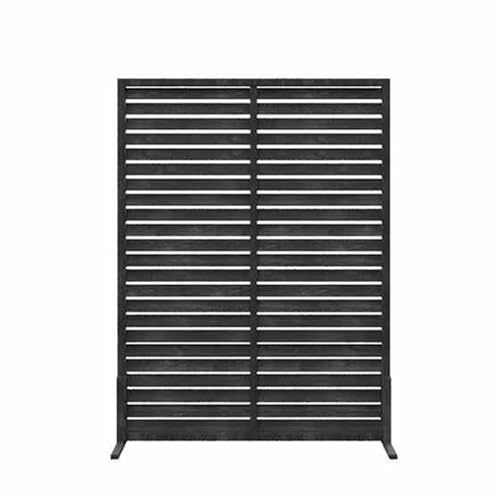 Biombo De Madera, Divisor Decorativo Tubos Y Listones, Cerca For Patio, Jardín, Ideal Patios Balcones(Color-1,90x120cm)