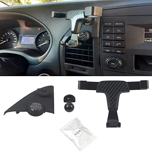 Genericss For Vito W447 2016 2017 2018 2019 2020 Mobile Phone Holder, Car Ventilation Vehicle Holder, 360 Degree Rotation, Car Accessories Carbon Fibre Colour