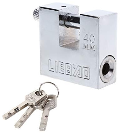 Buwei Acciaio antifurto Lucchetto di Sicurezza Serratura di Sicurezza Antica Apertura Orizzontale