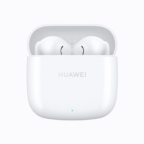 Huawei FreeBuds SE 2, Durata della Batteria fino a 40 Ore, IP54 Resistenti a Polvere e Schizzi, Connessione Robusta Bluetooth 5.3, Audio Stabile, IOS e Android, Bianco (White)