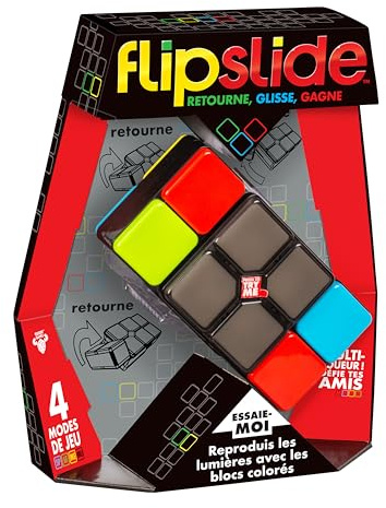 Moose Games-FLIPSLIDE- RÜCK, SCHIEBEN, GEWINNE die Lichter mit den bunten Blöcken Wieder. 4 Spielmodi. Multiplayer fordert Deine Freunde heraus, 25251