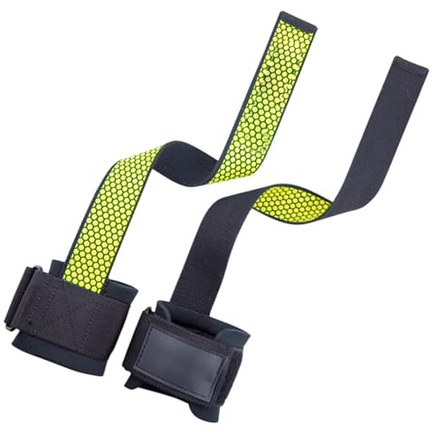 Correas de levantamiento de pesas, envolturas para muñeca de levantamiento de pesas, no se deslizan, anti desgarro, envolturas para la muñeca – Transpirable y ergonómico culturismo y yoga para el
