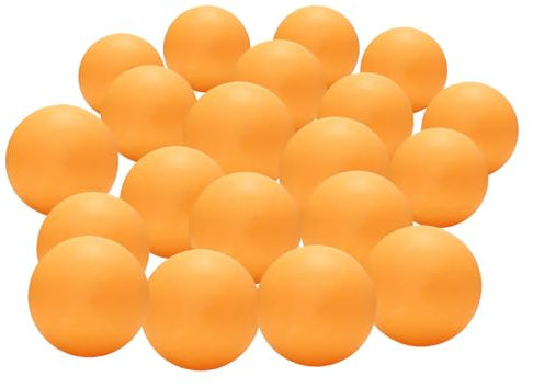 Bordtennisbollar orange bordtennisbollar 100 st 40 mm | Högkvalitativa ABS-träningsbollar | extremt robusta för inomhus- och utomhusbruk bordtennisskivor, tävling och spel, gul/vit