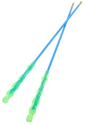 CORHAD 2 Stück Teiliges Profi Diabolo Handsticks mit Ergonomischem Griff Leichter Robuster Jonglierstab für Erwachsene und Senioren für Indoor und Outdoor Jonglierübungen