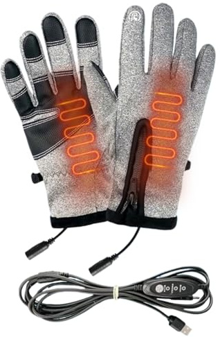 Genérico Guantes Calefactables para Hombre Térmico