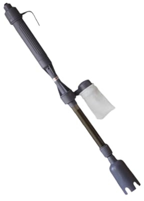 SUPVOX Aspirador Eléctrico para Acuarios con Filtro de Ajustable Limpiador de Peceras sin Batería Sifón para Cambio de Agua y Eliminación de Residuos Compatible con Acuarios Pequeños y