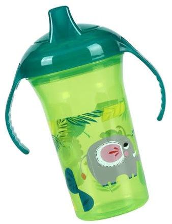 WNXGNHO 300ml Large Capacity Infant Learning Drinking Cup Cartoon Baby Learn to Drink Water Double Handle for Toddler Drinking