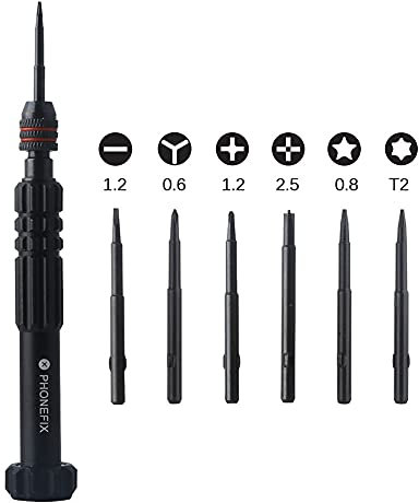 Set di cacciaviti di precisione 6 in 1 Kit di strumenti di riparazione compatibile con iPhone 7 8 Plus X XR 11 Sostituzione della batteria dello schermo