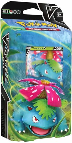 Pokémon Venusaur V/Blastoise V Battle Deck (uno al Azar) | Juego de Cartas | A Partir de 6 años | 2 Jugadores | Más de 10 Minutos de Tiempo de Juego