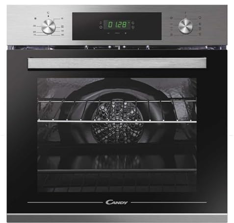 Candy FCT615X DE Einbau Backofen / Umluft Backofen / Nische 60 cm / Aquactive Reinigung, Mehrfarbig