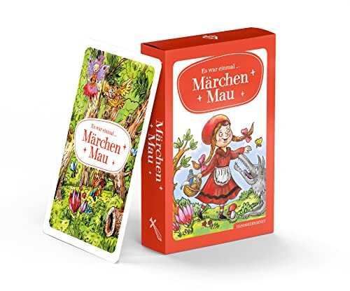 TS Spielkarten Mau Mau Kartenspiel Kinder – Märchenmau mit handgemalten Märchen-Motiven, liebevoll und kindgerecht gestaltet, ideal als erstes Kartenspiel ab 3 Jahre