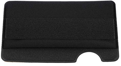 Homoyoyo Phone Pouch Cell Phone Wallet Adhesive Back Card Holder for Smartphones, Black, Shockproof Elastic Stretch Strap, Suitable for Daily Use and Travel
