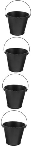 BESPORTBLE 4stücke Grill Zubehör Edelstahl Fettauffangbehälter Wasserdichter Grill Eimer Für BBQ Langlebiger Und Hitzebeständiger Tropfeimer Für Outdoor-Camping Und Picknicks