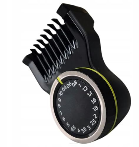 Verstellbarer Bartkammaufsatz 0,4–10 mm CP2176 für Rasierer, Trimmer mit 20 Längeneinstellungen, kompatibel mit OneBlade PRO 360 QP6550 QP6650