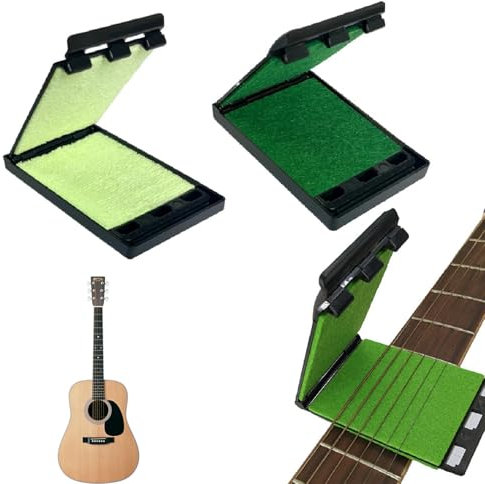 Gitarrensaite-Reiniger,2 Stück Griffbrett Reiniger,Saitenreiniger Gitarren Instrument Saiten,Griffbrettreiniger,Saiten-Gitarre Reiniger,zum Reinigen von Saiten und Griffbrett für Gitarre/Bass/Ukulele